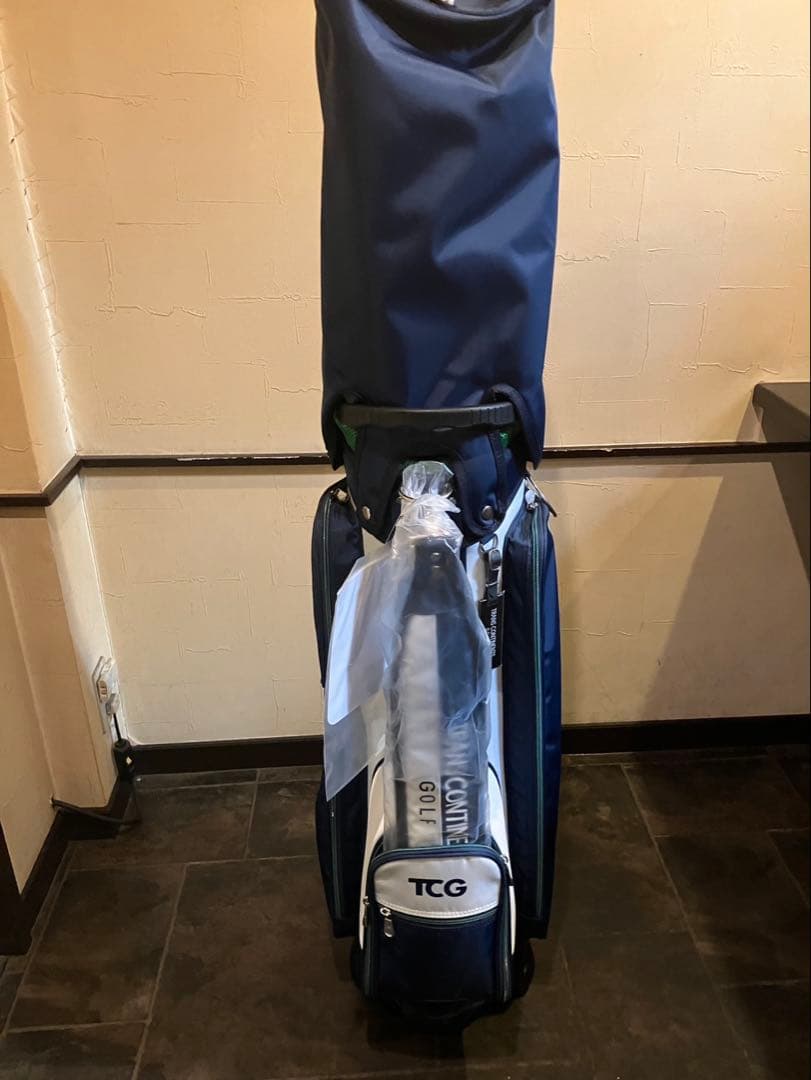 新品　 TRANS CONTINENTS GOLF キャディバッグ ネイビー