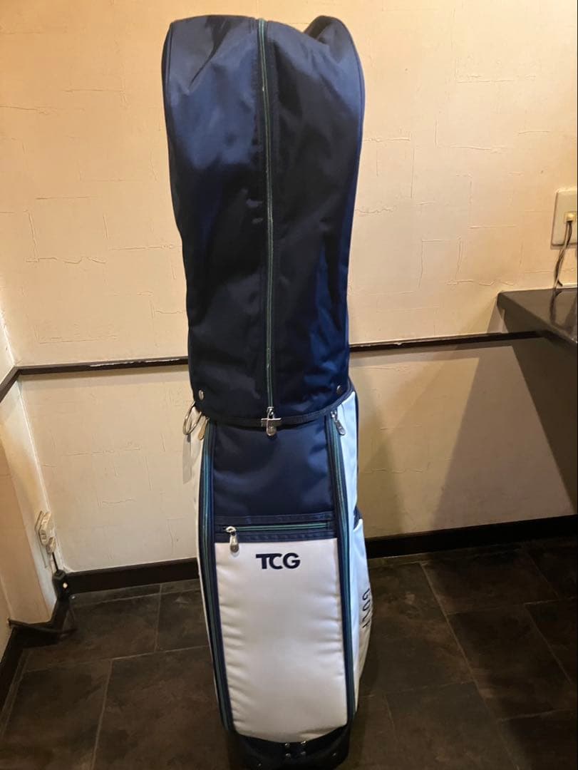 新品　 TRANS CONTINENTS GOLF キャディバッグ ネイビー