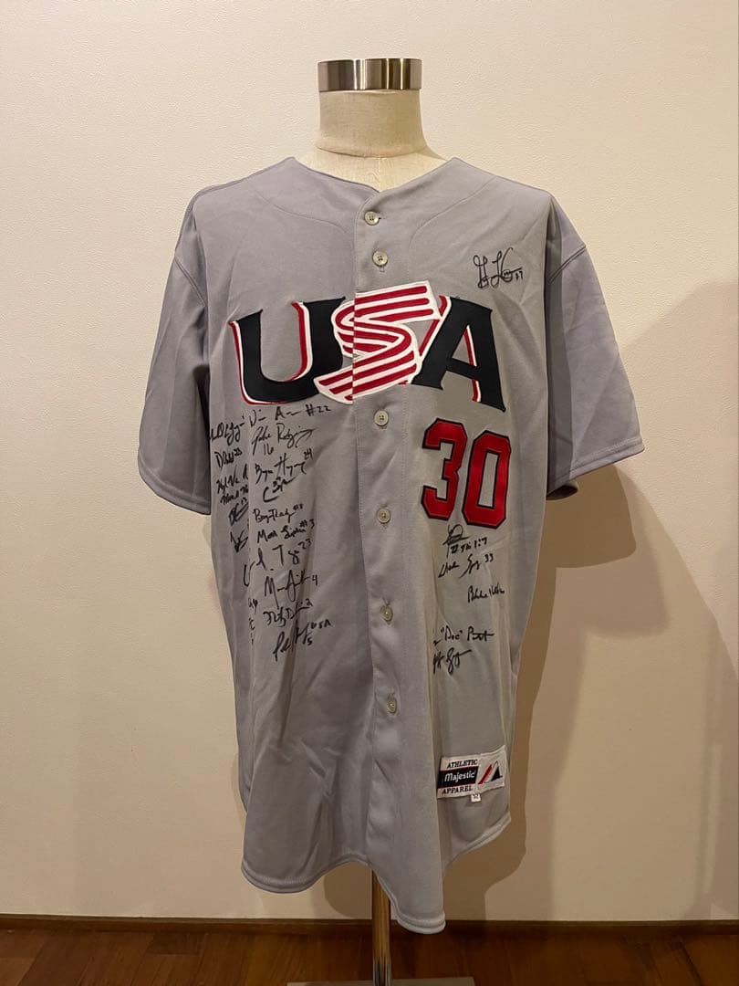 アメリカ　実使用ユニフォーム ブライスハーパー　Bryce Harper WBC