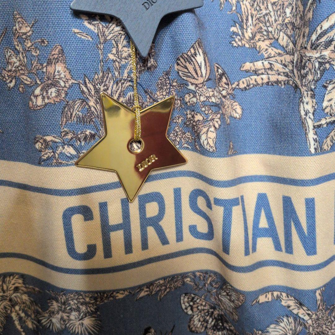 CHRISTIAN DIOR　新品未使用　2個チャーム付き 花柄トートバッグ