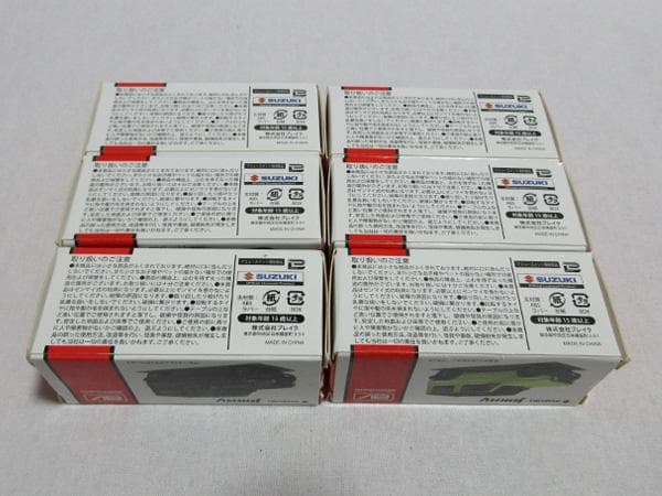 SUZUKIスズキjimnyジムニープルバックカー全６色６種フルコンプ箱付き美品