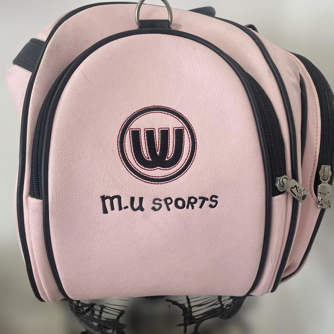m.u sports ピンク キャディバッグ