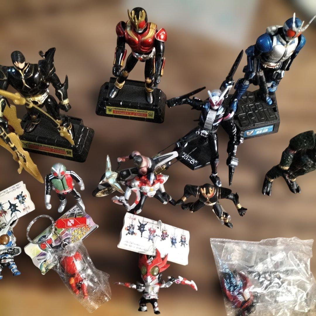 仮面ライダー フィギュアセット 14体金属部分あり