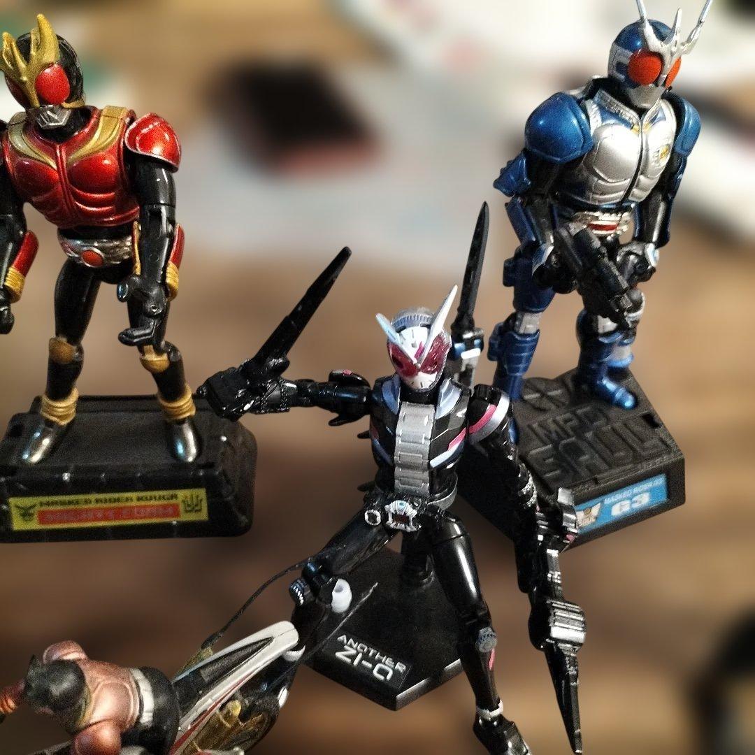 仮面ライダー フィギュアセット 14体金属部分あり