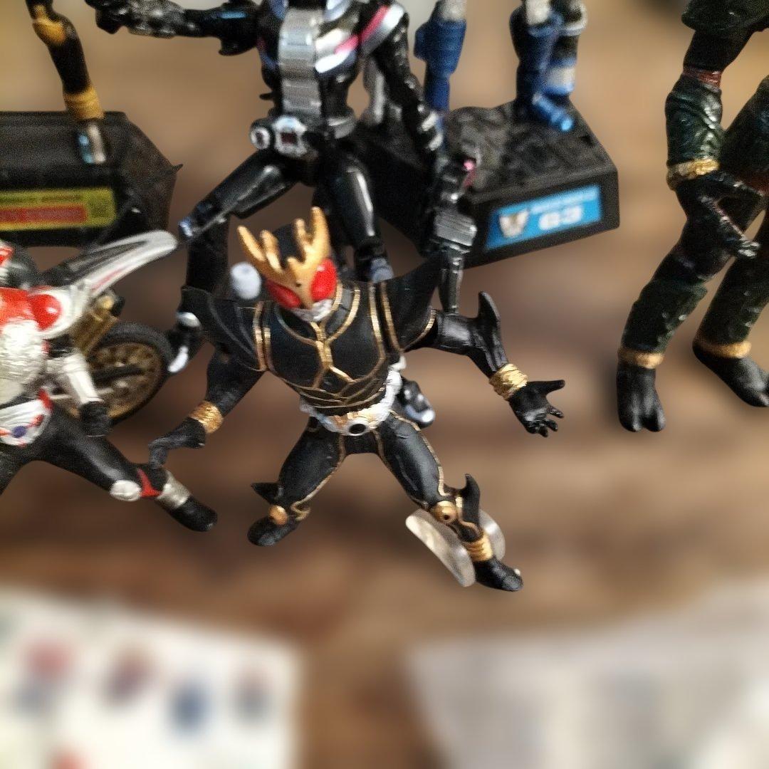仮面ライダー フィギュアセット 14体金属部分あり