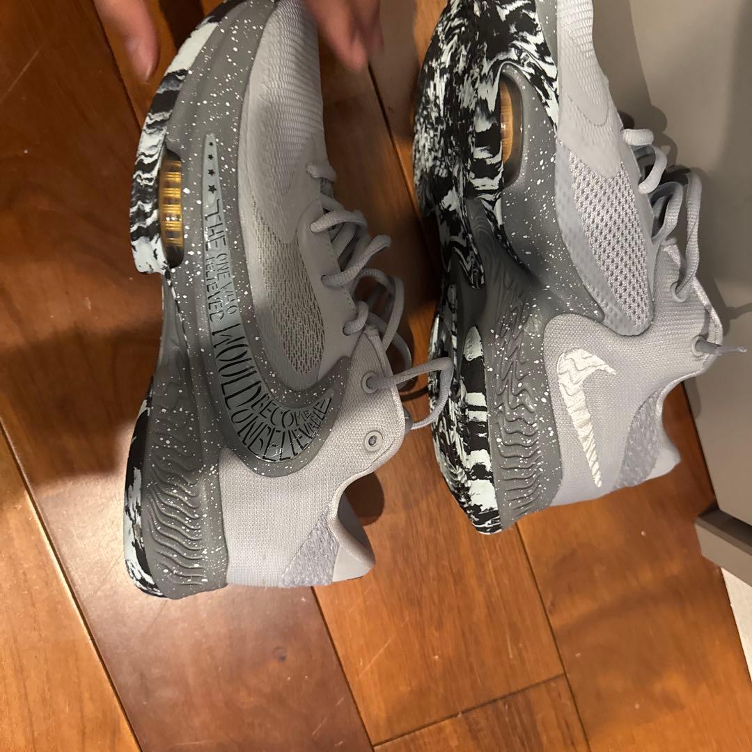 Nike zoom freak 25cm グレーのバスケットボールシューズ