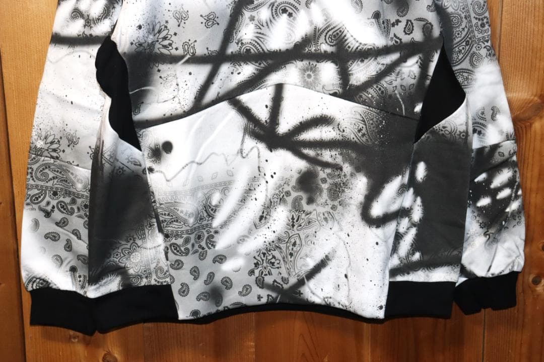 新品 ラッセルノゴルフ クルーネック プルオーバー スプレーペイズリー (5)Ⓗ