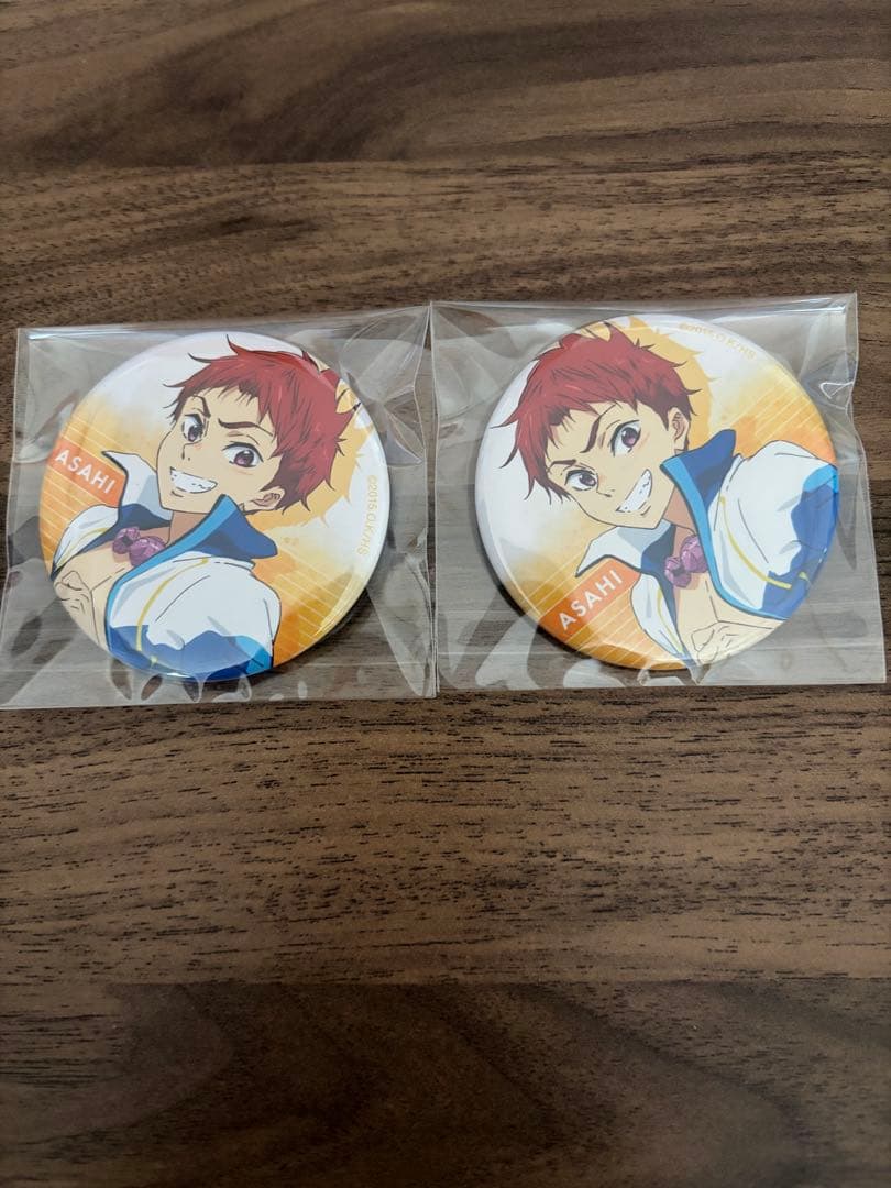 Free! 松岡凛 butterfly 缶バッジ 旭 缶バッジ