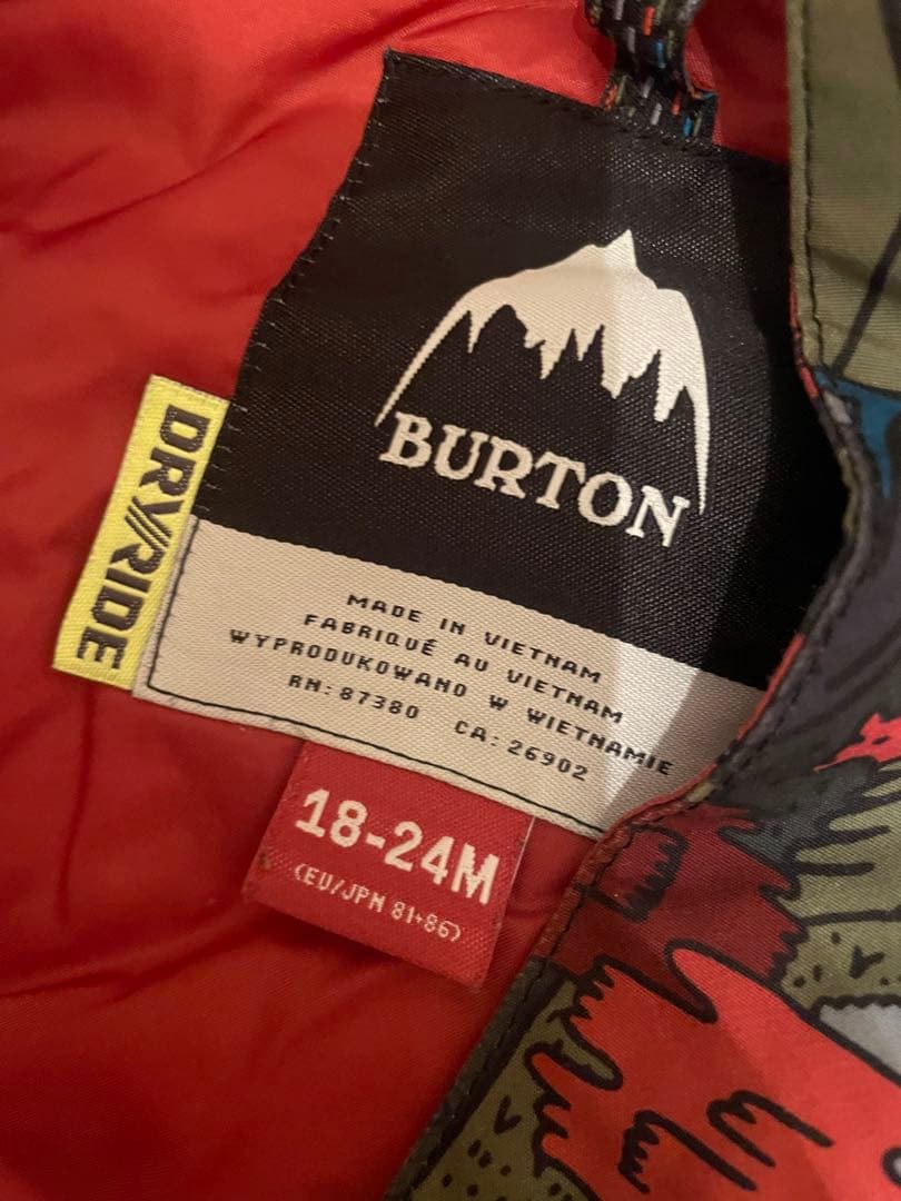 Burton 子供用スノースーツ 18-24M