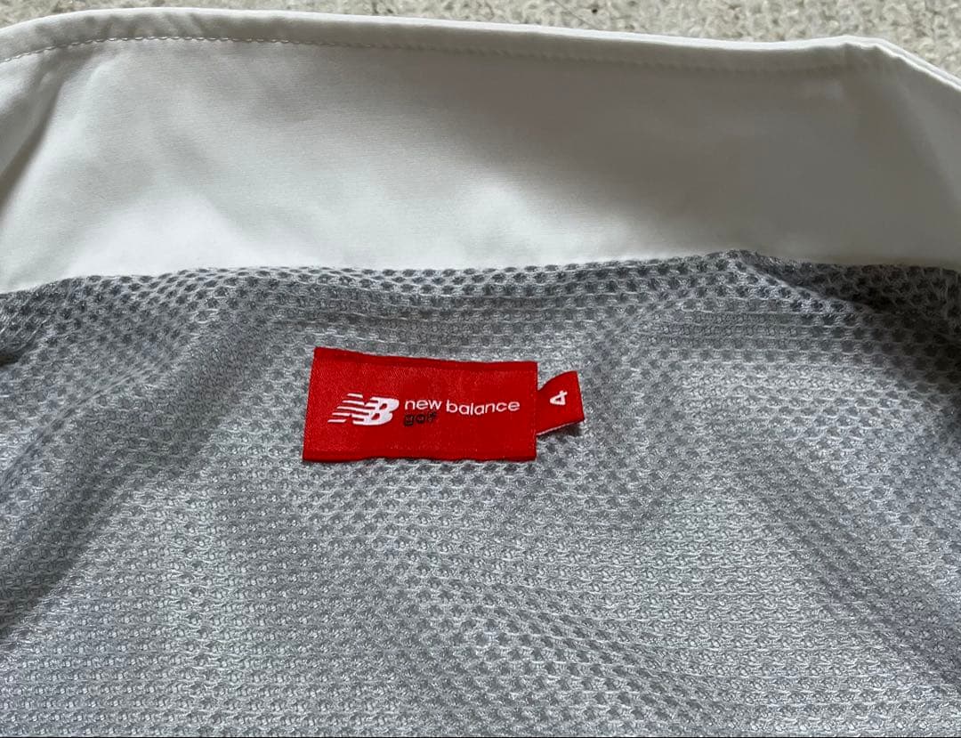 new balance ゴルフジャケット 白