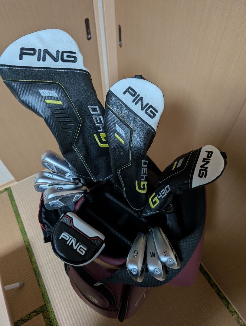 PING G430 クラブセット キャディーバッグ付き