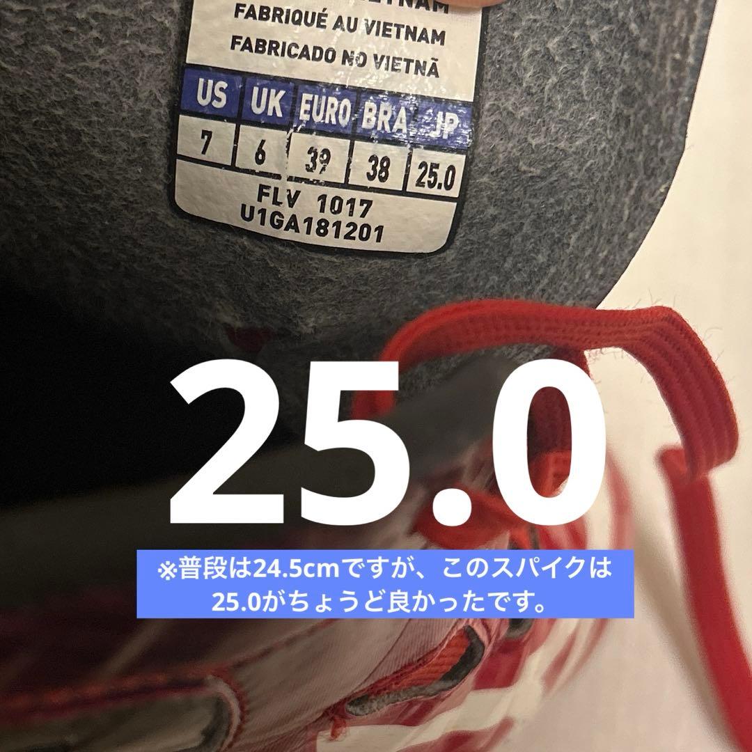 ミズノの陸上スパイク、ジオサイレンサー 9 レッド
