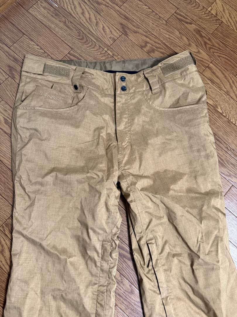 QUIKSILVER スノーボードパンツ ベージュ