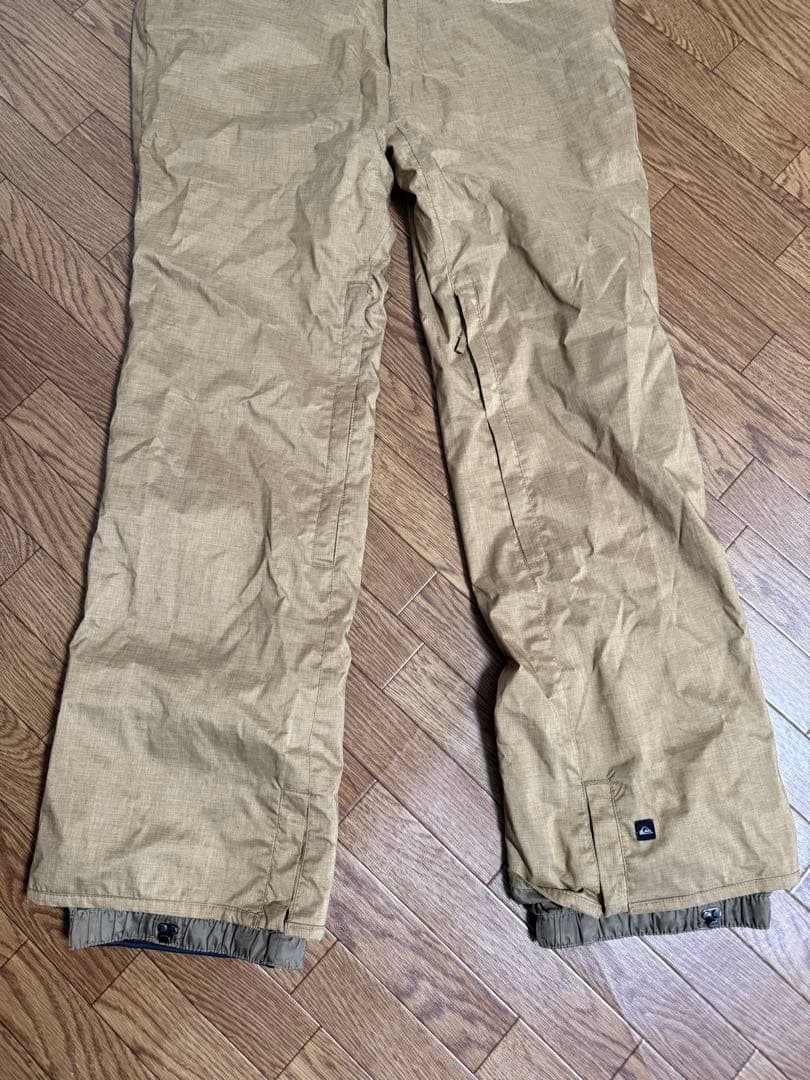 QUIKSILVER スノーボードパンツ ベージュ