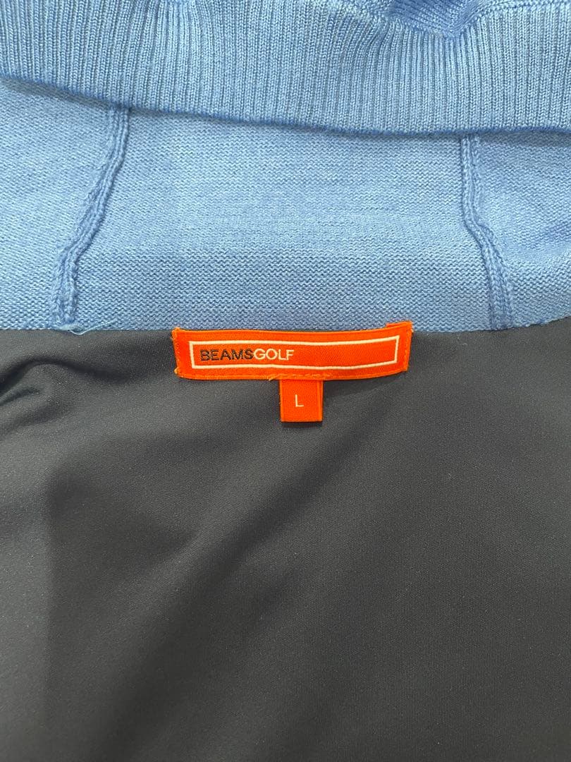 BEAMS GOLF ORANGE LABEL ニット ブルゾンパーカー