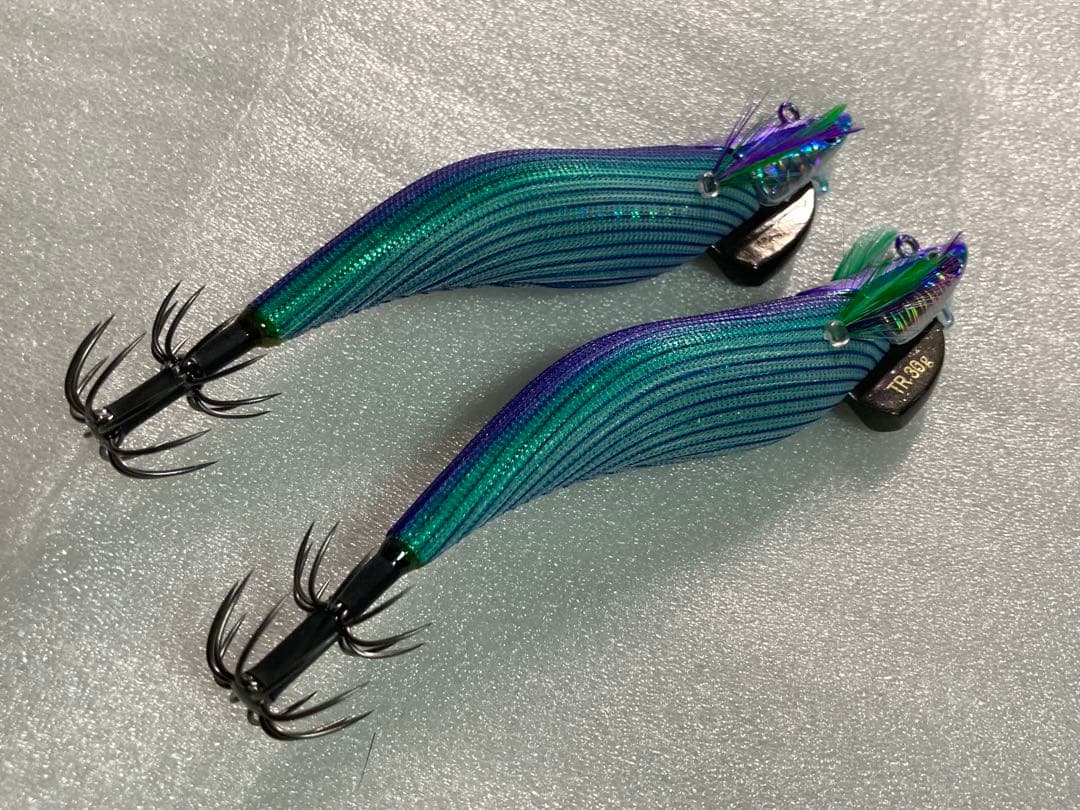 ダートマックス　TR 30g パープルボーダーグリーン　ティップラン　エギ