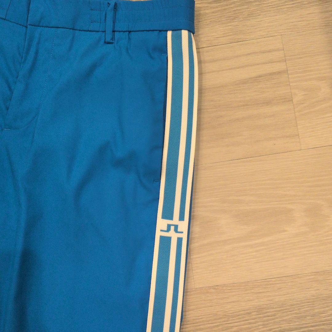 J.LINDEBERG ラインテープパンツ ジェイリンドバーグ ブルー　美品