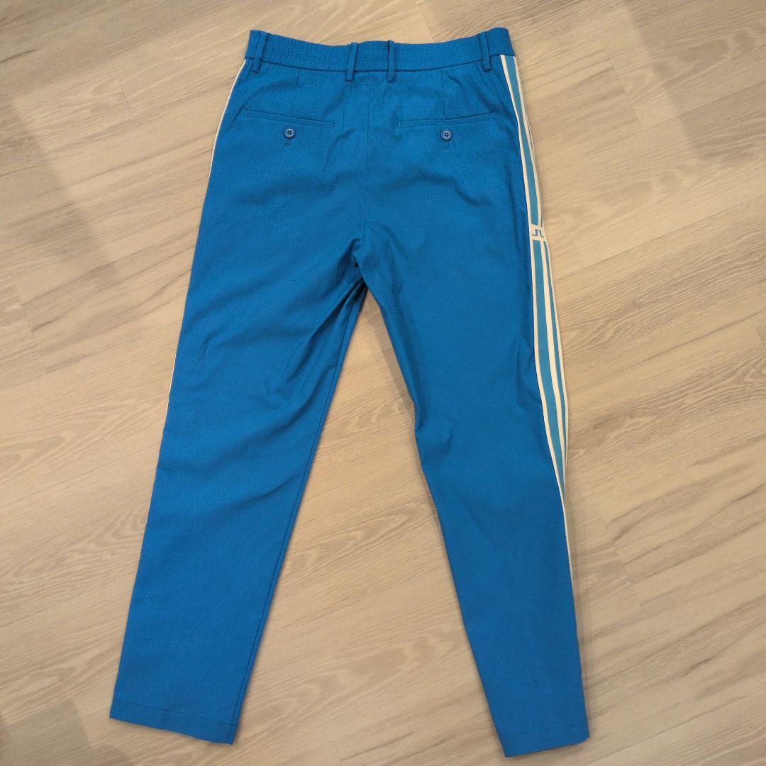 J.LINDEBERG ラインテープパンツ ジェイリンドバーグ ブルー　美品