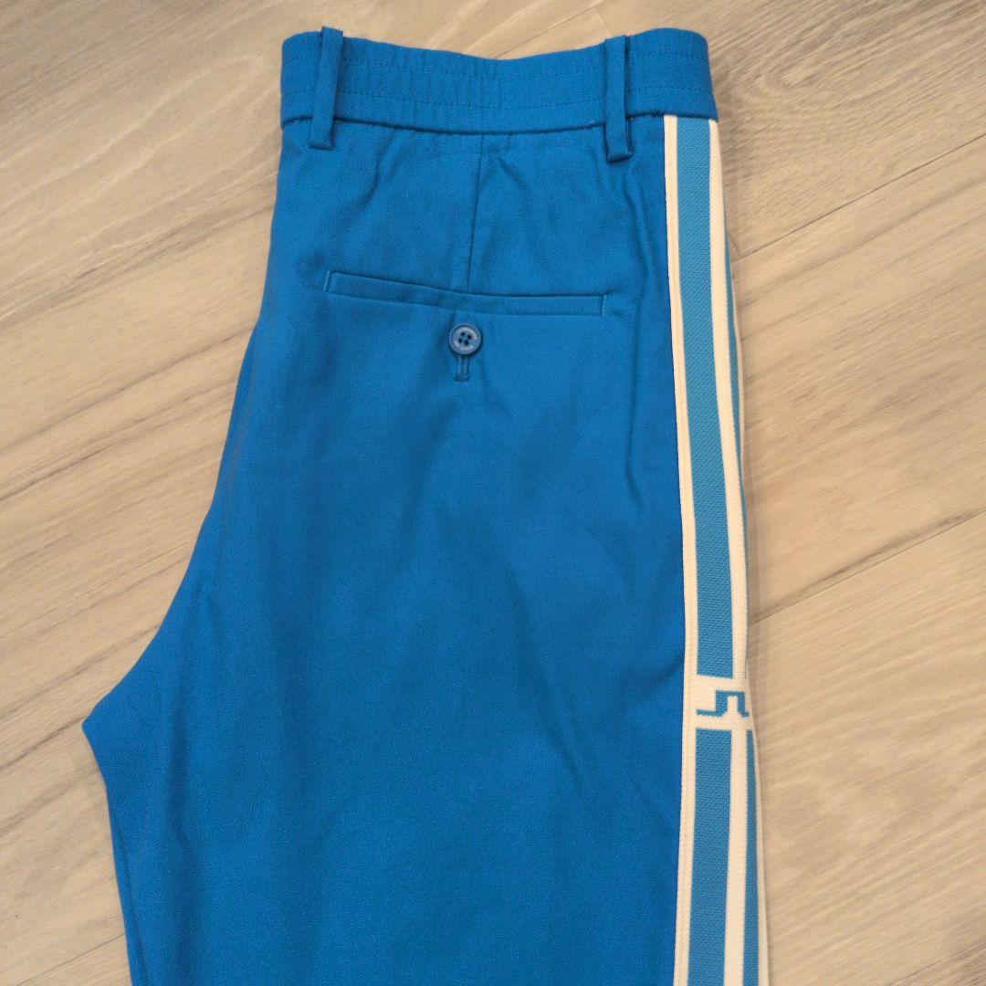 J.LINDEBERG ラインテープパンツ ジェイリンドバーグ ブルー　美品