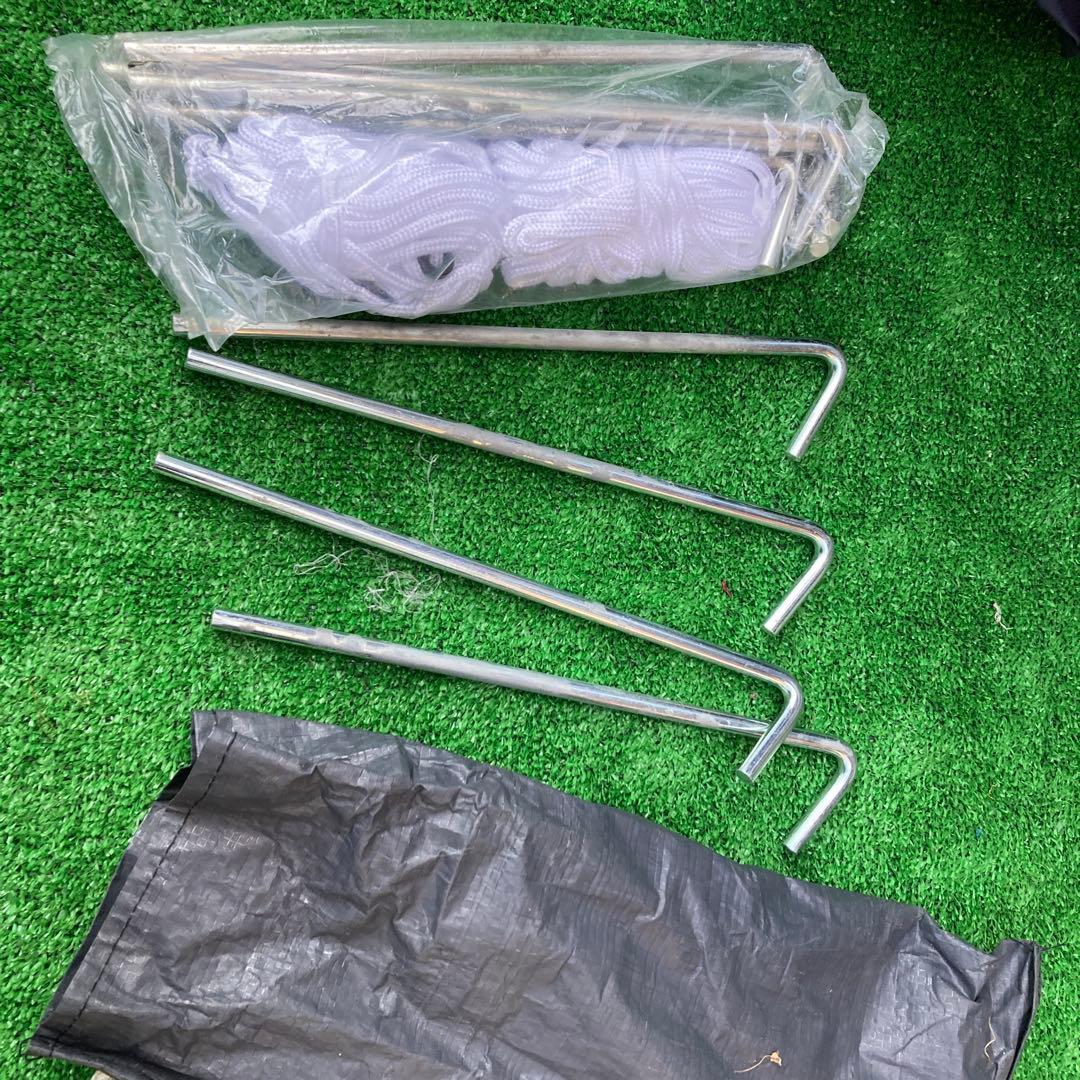 美品★キャプテンスタッグ　クイックシェード　250UV スクリーンプラス　タープ