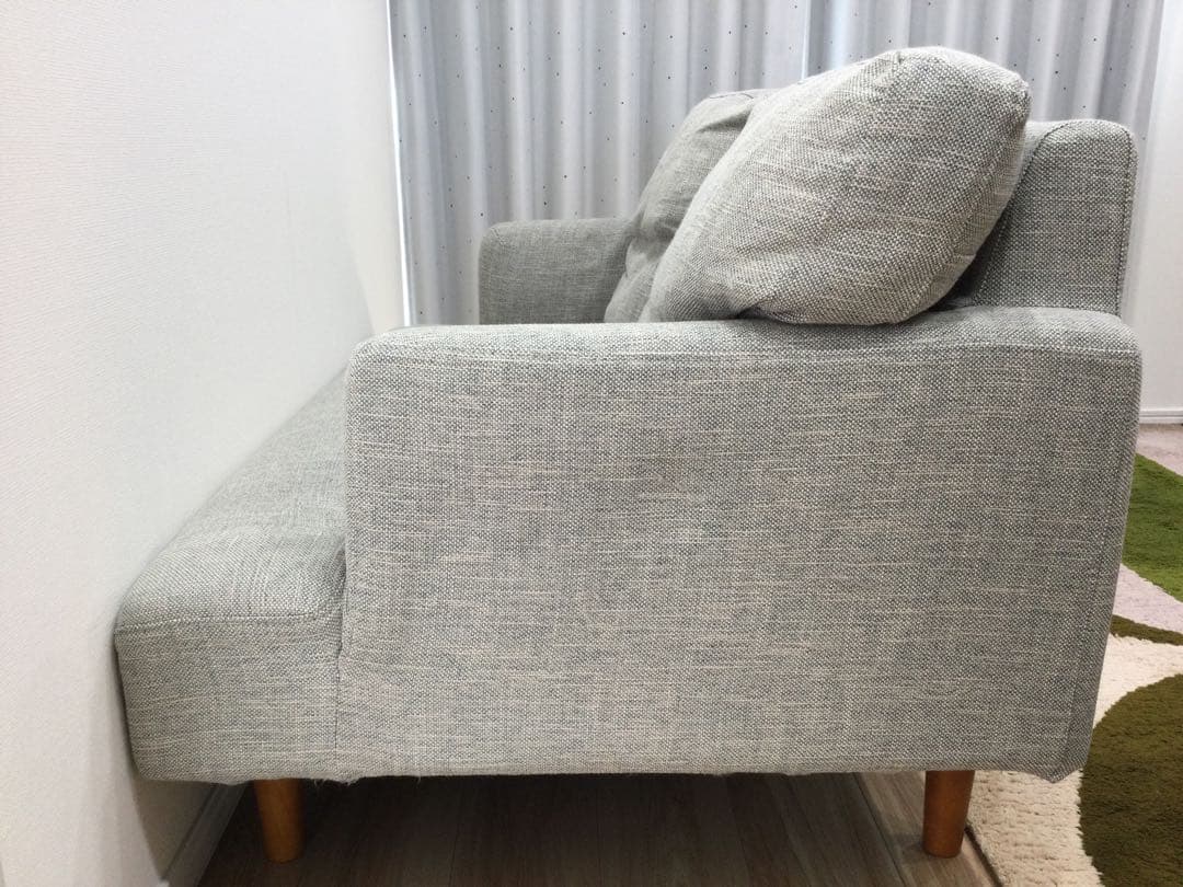 unico KOKOT カバーリングソファ 2シーター　グレー