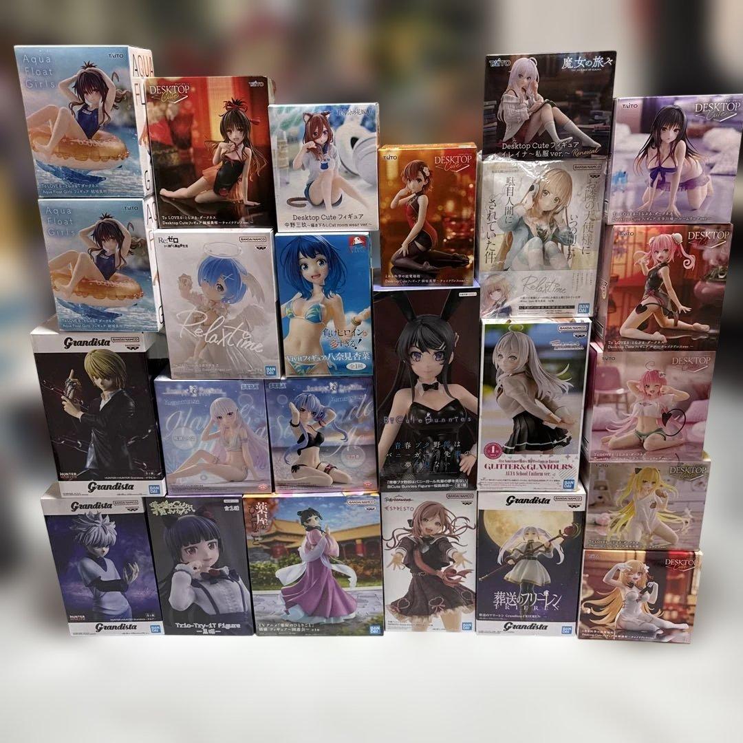 人気プライズフィギュアまとめ売り 24体 美少女　ジャンプ系