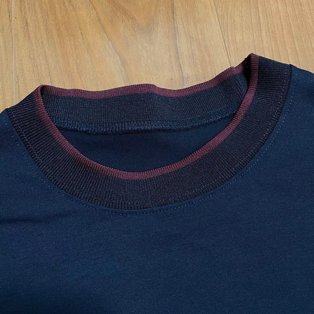 新品　2025モデル　TFW49 モックネック　Tシャツ ネイビー　XXLゴルフ