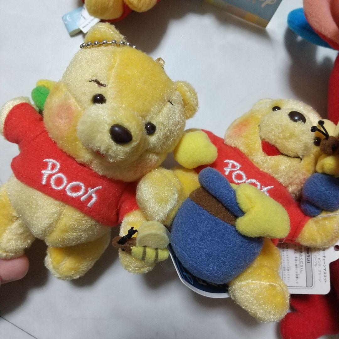 新品　プーさん　ピグレット　ぬいぐるみ　マスコット　セット