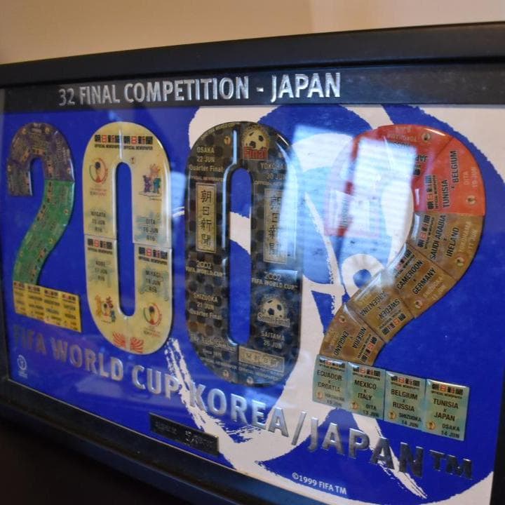 日韓ワールドカップ　マッチメモリアルバッジ