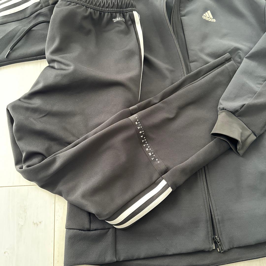 adidas ブラック ジャージセット