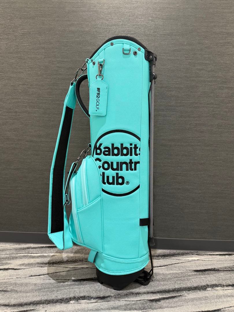 【極美品】FR2GOLF 沖縄限定キャディバッグ＆カバーセット ターコイズブルー