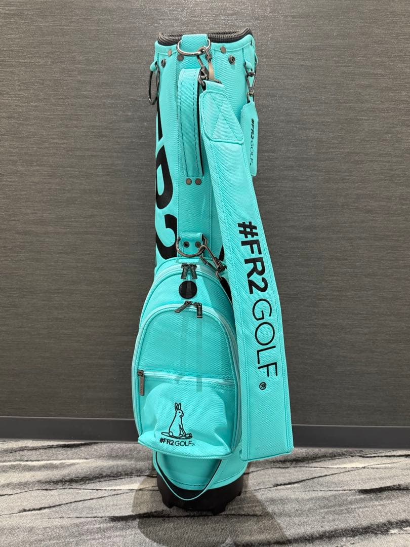 【極美品】FR2GOLF 沖縄限定キャディバッグ＆カバーセット ターコイズブルー