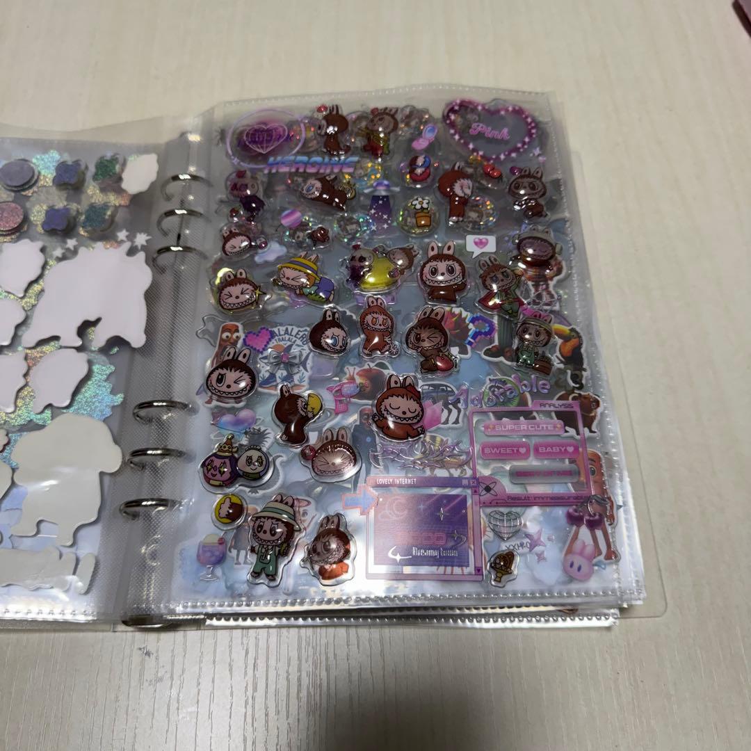 シール帳　完成品　全25ページ