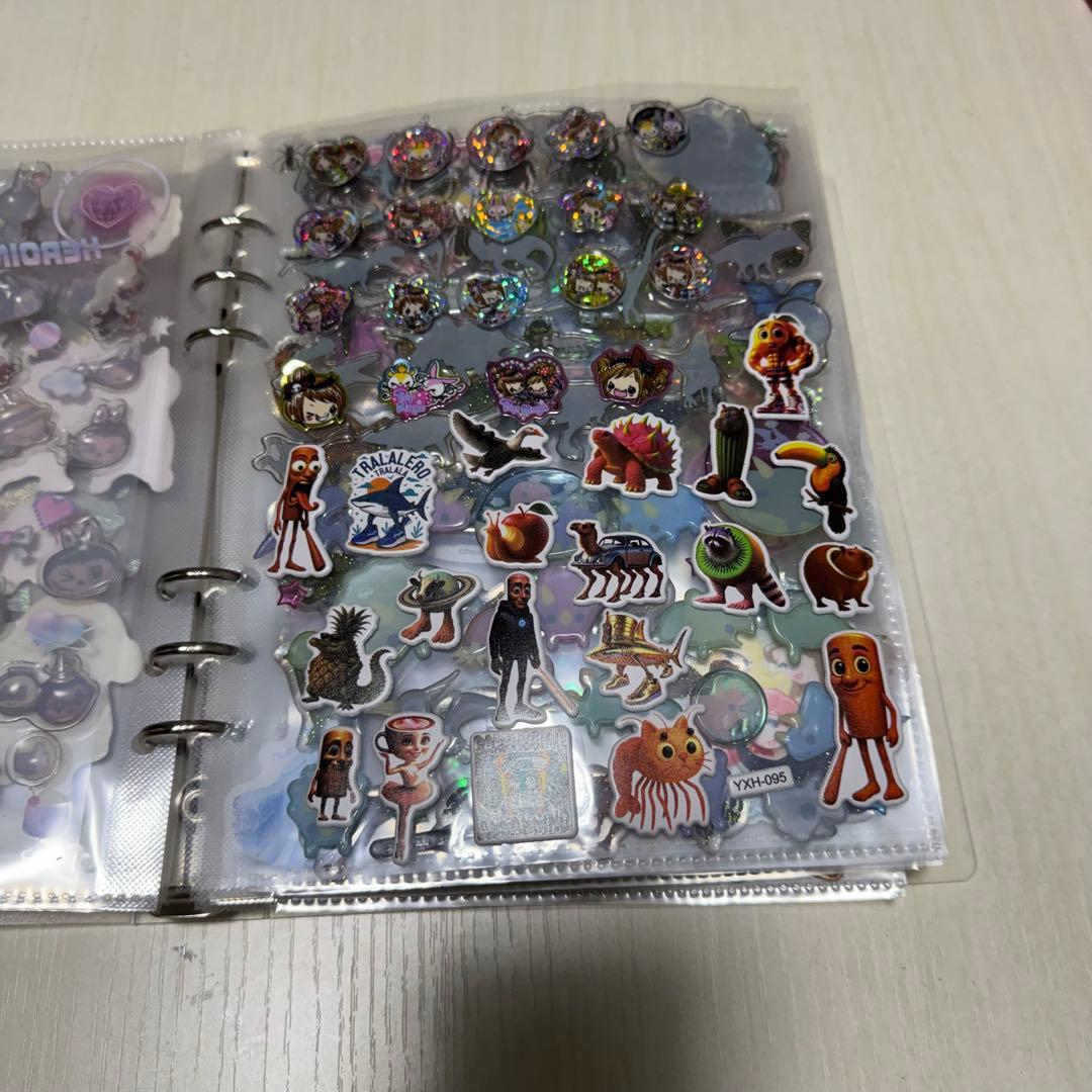 シール帳　完成品　全25ページ