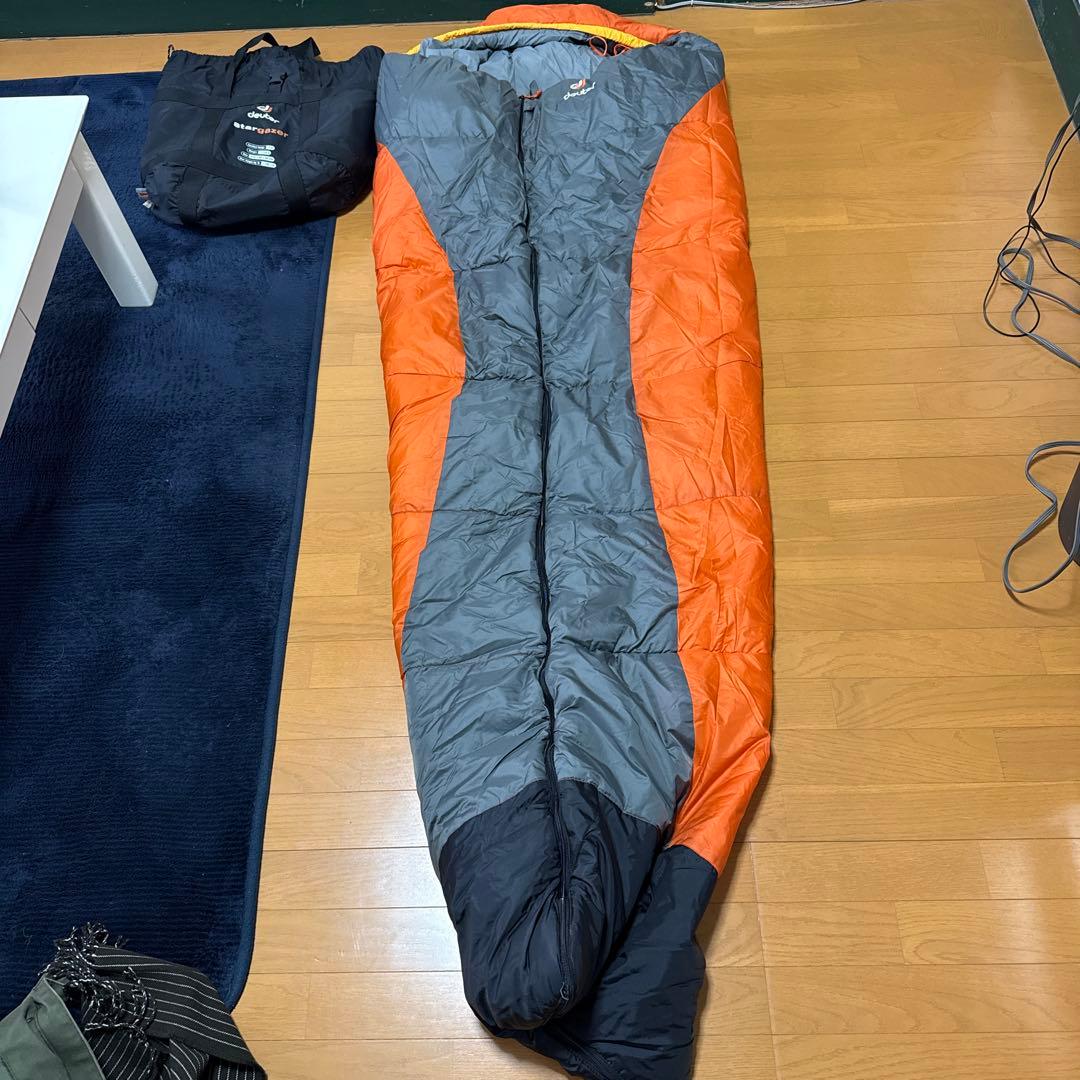 ドイター　シュラフ　寝袋　冬用　deuter stargazer -7℃