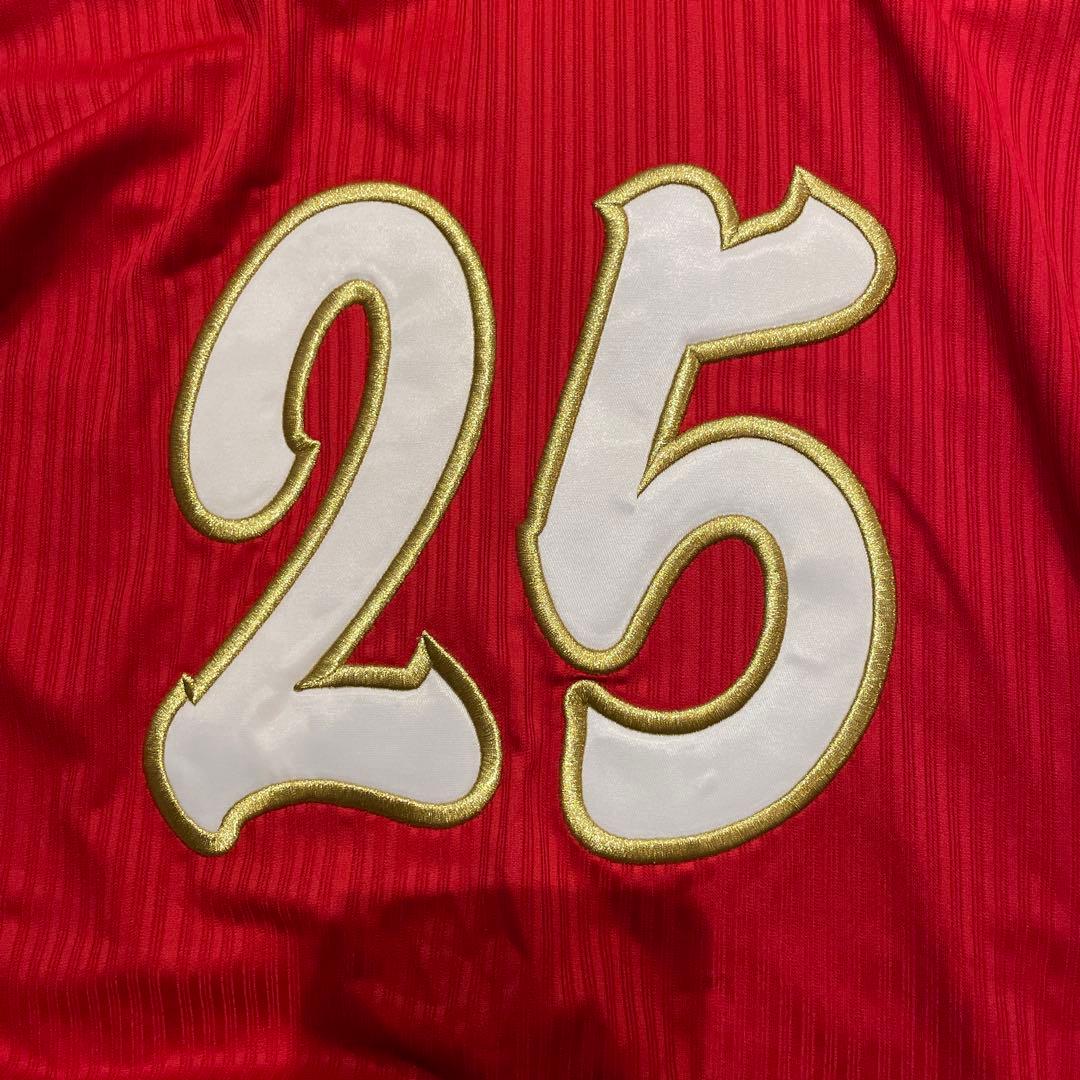 カープ　カブク　限定ユニフォーム 25 新井 サイズＯ