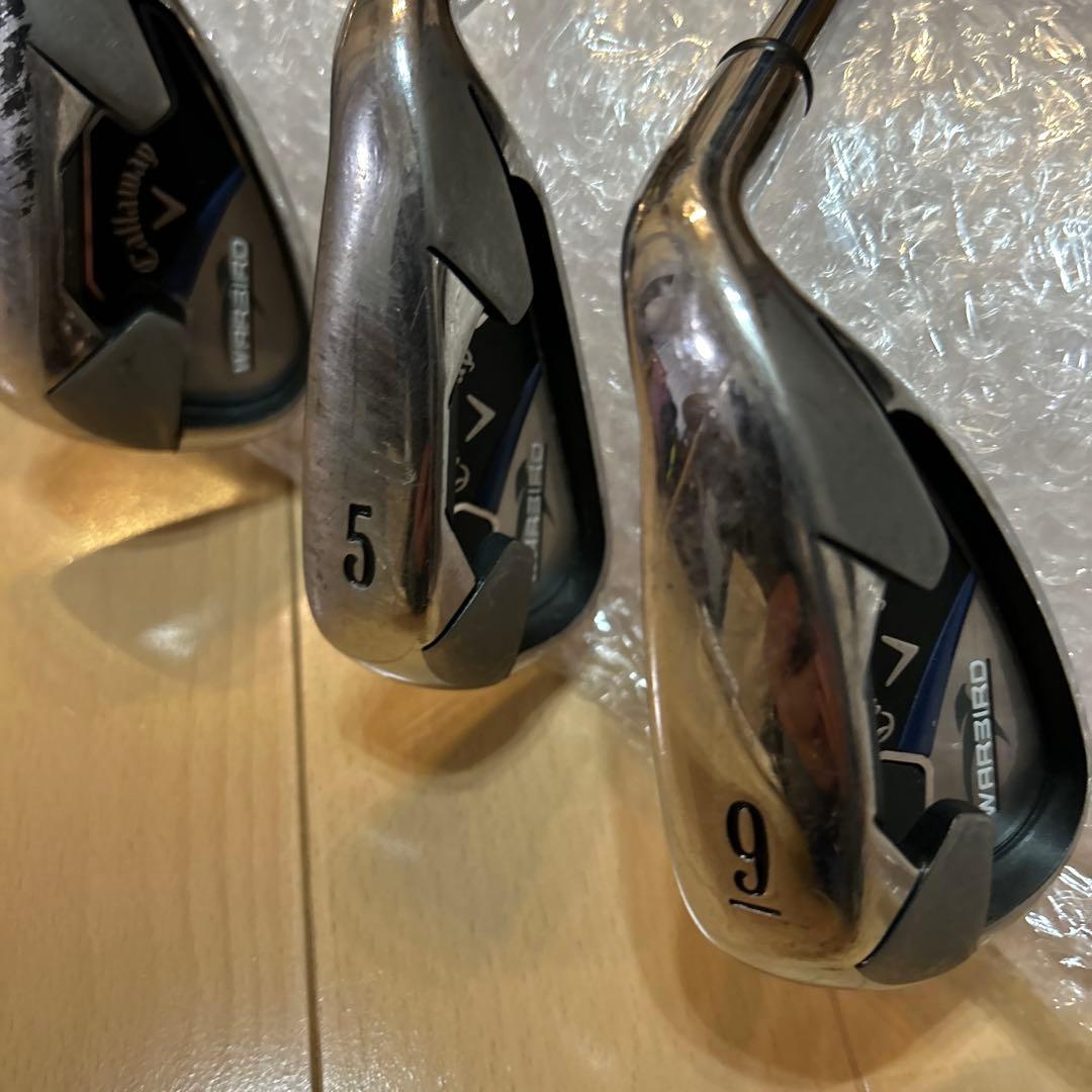 Callaway Warbird アイアンセット 5, 7, 9, P