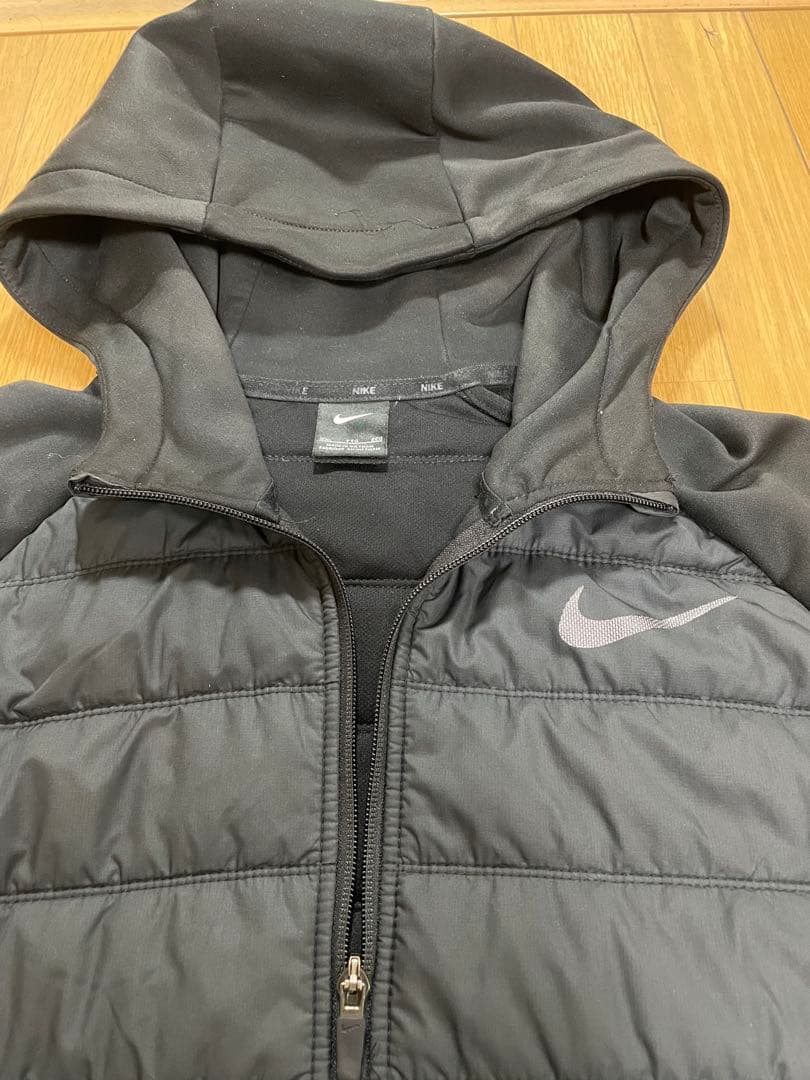 NIKEナイキ 中綿ジャケット パーカー XXL ブラック メンズ ゴルフ普段着