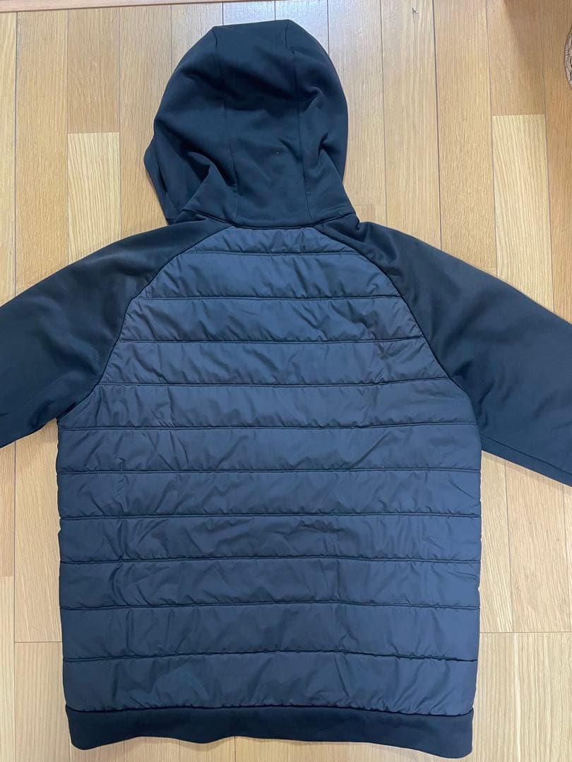 NIKEナイキ 中綿ジャケット パーカー XXL ブラック メンズ ゴルフ普段着
