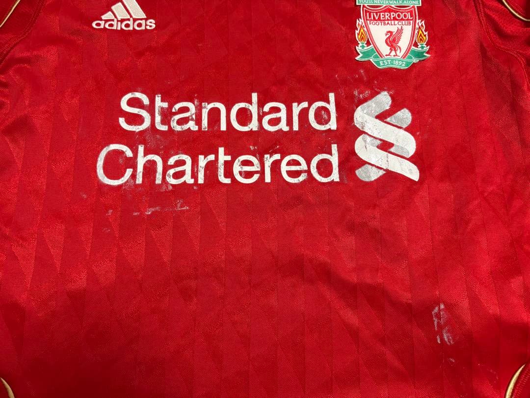 希少 Liverpool リバプール 2010 2011 ユニフォーム 長袖