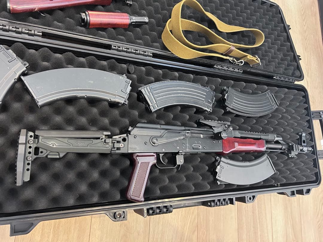 東京マルイ　AKM GBB カスタム　サバゲー　引退品　ガスガン　ガスブロ