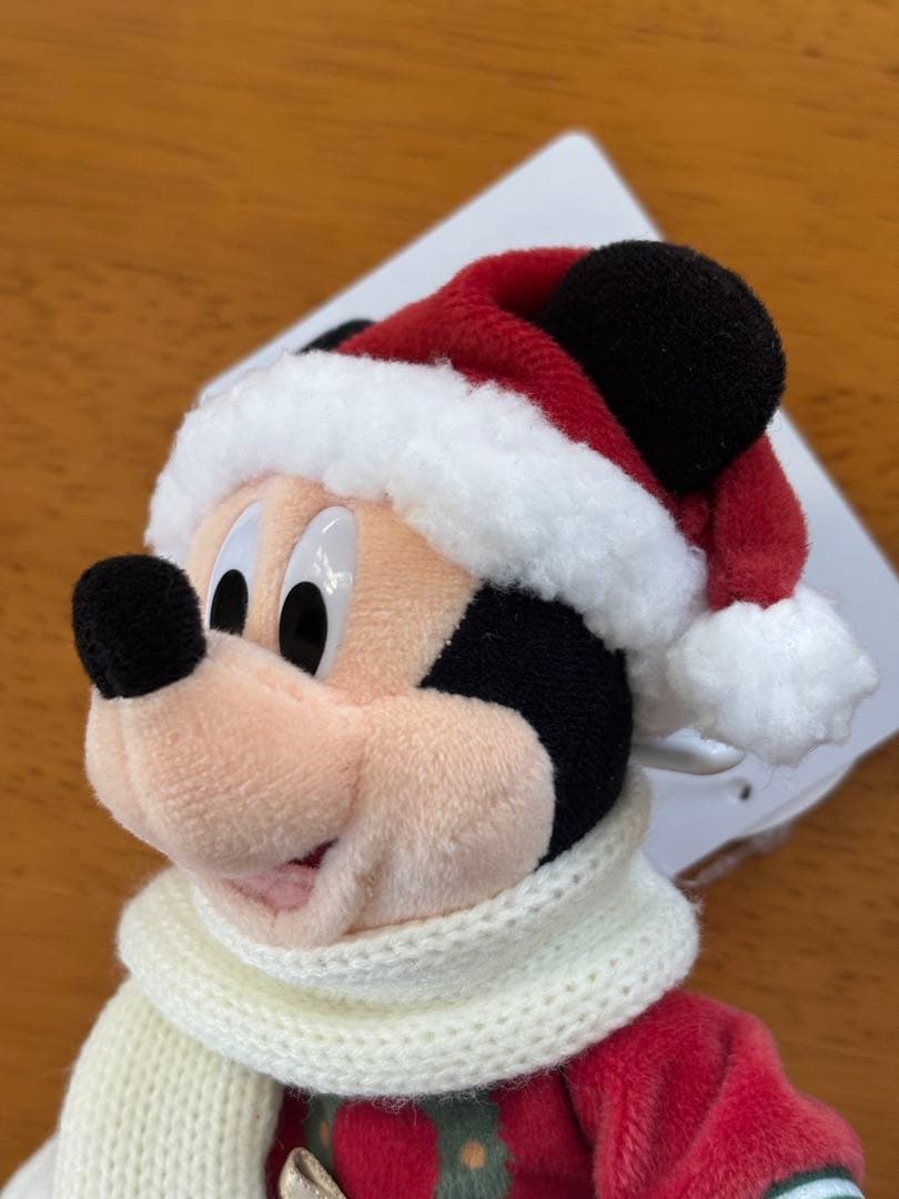 クリスマス ぬいぐるみバッジ ミッキー ミニー セット　ディズニー　2025