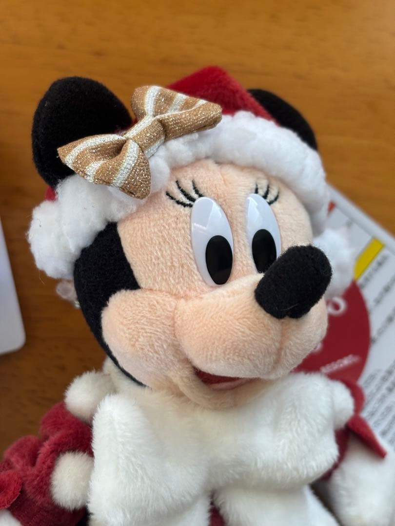 クリスマス ぬいぐるみバッジ ミッキー ミニー セット　ディズニー　2025