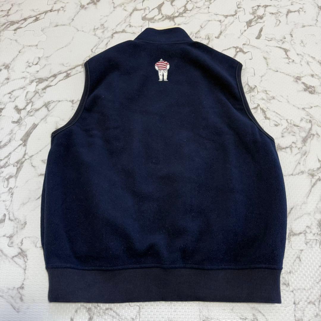 美品✨SINA COVA ベスト フリース　ポリエステル M ロゴ刺繍
