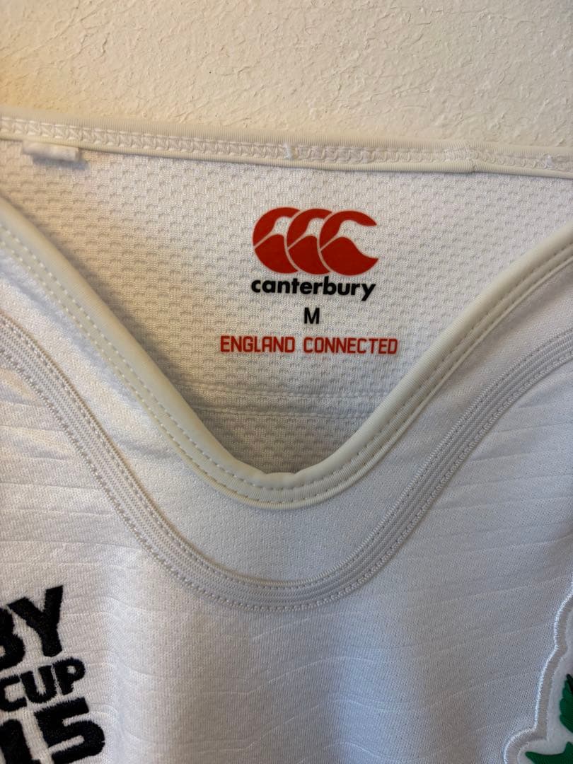 美品 canterbury ラグビーワールドカップ2015 イングランドMサイズ