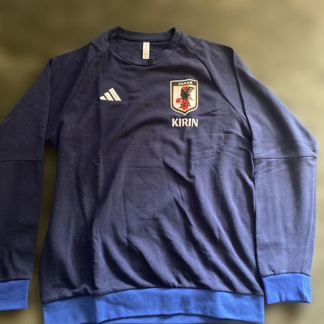 ラスト1枚！　Oサッカー日本代表　スウェット　タグなし新品　KIRIN入り