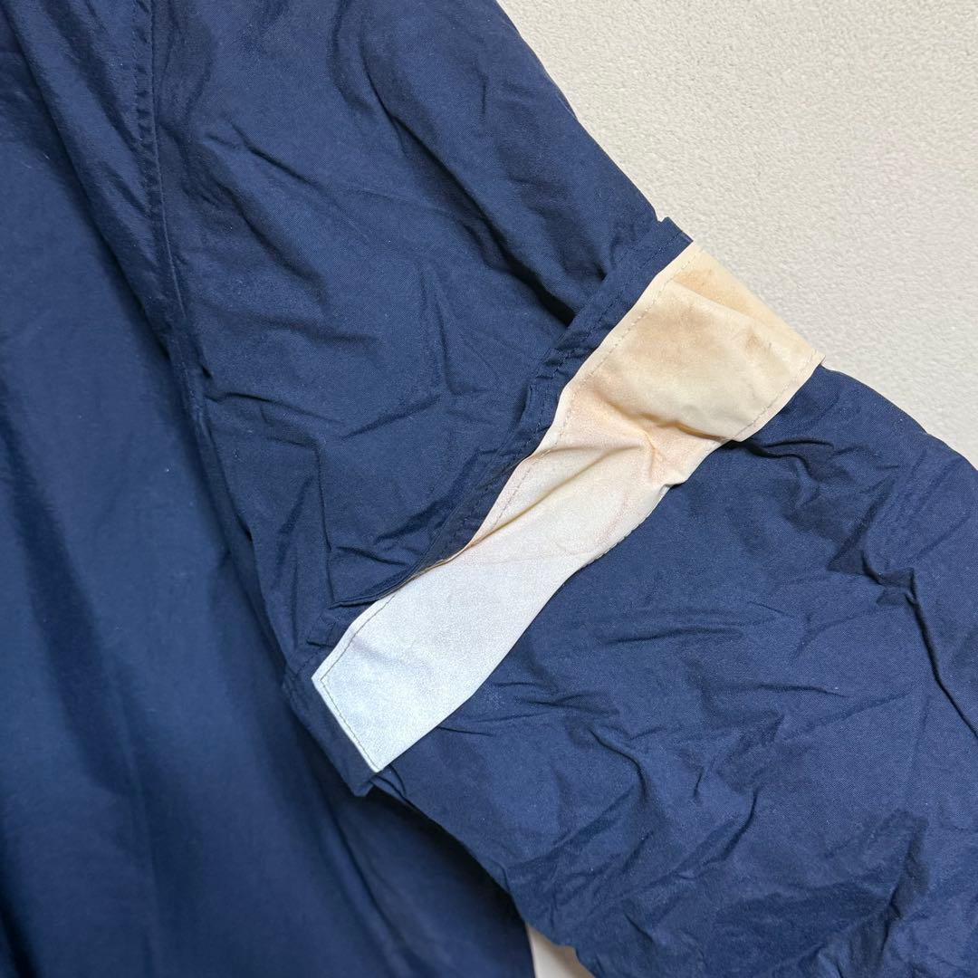 自宅保管 防寒着 3L 濃紺 ワッペン バッジ 作業服 リフレクター フード着脱