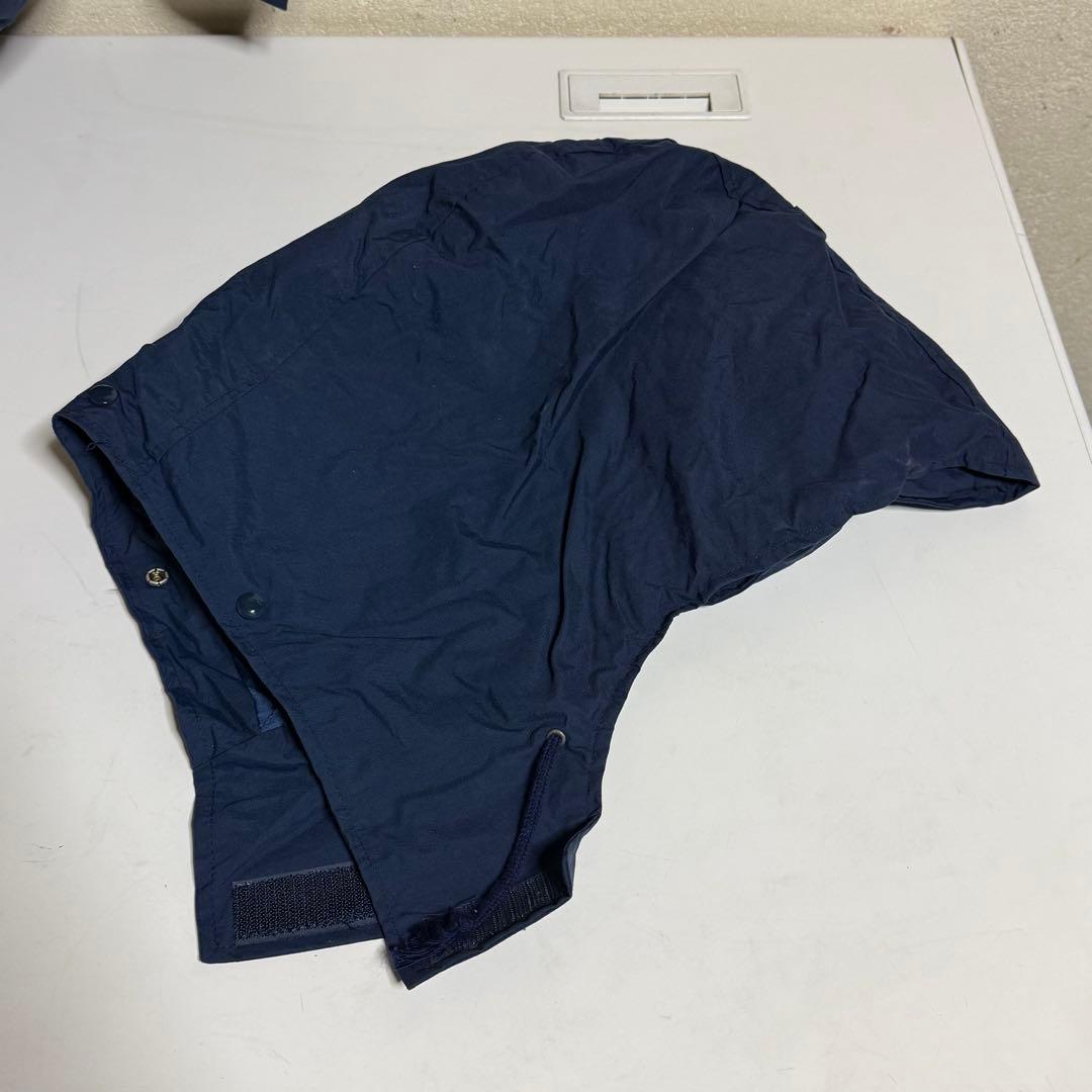自宅保管 防寒着 3L 濃紺 ワッペン バッジ 作業服 リフレクター フード着脱