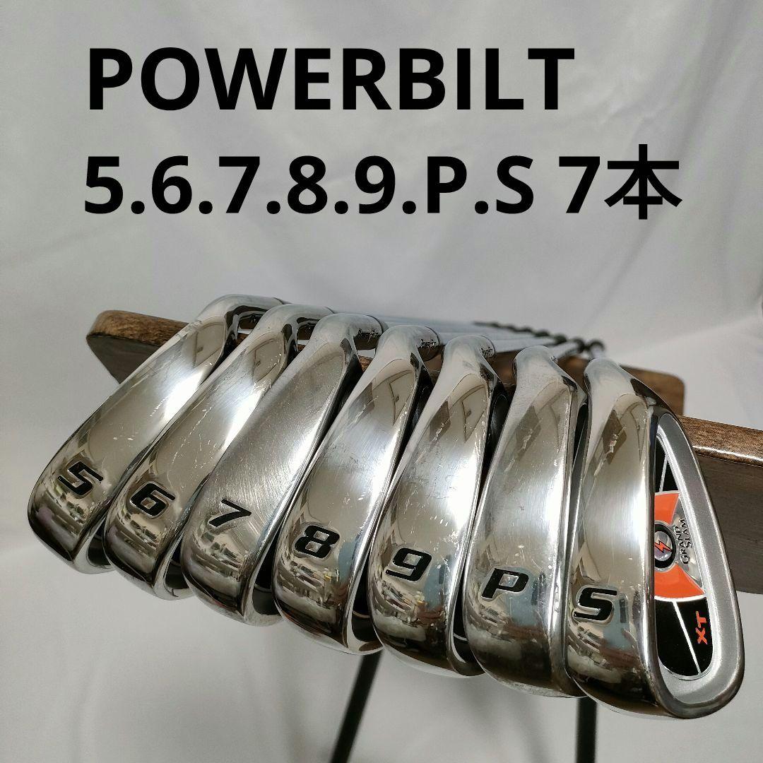 美品　良品　POWERBILT　買い足し不要　即ラウンドOK
