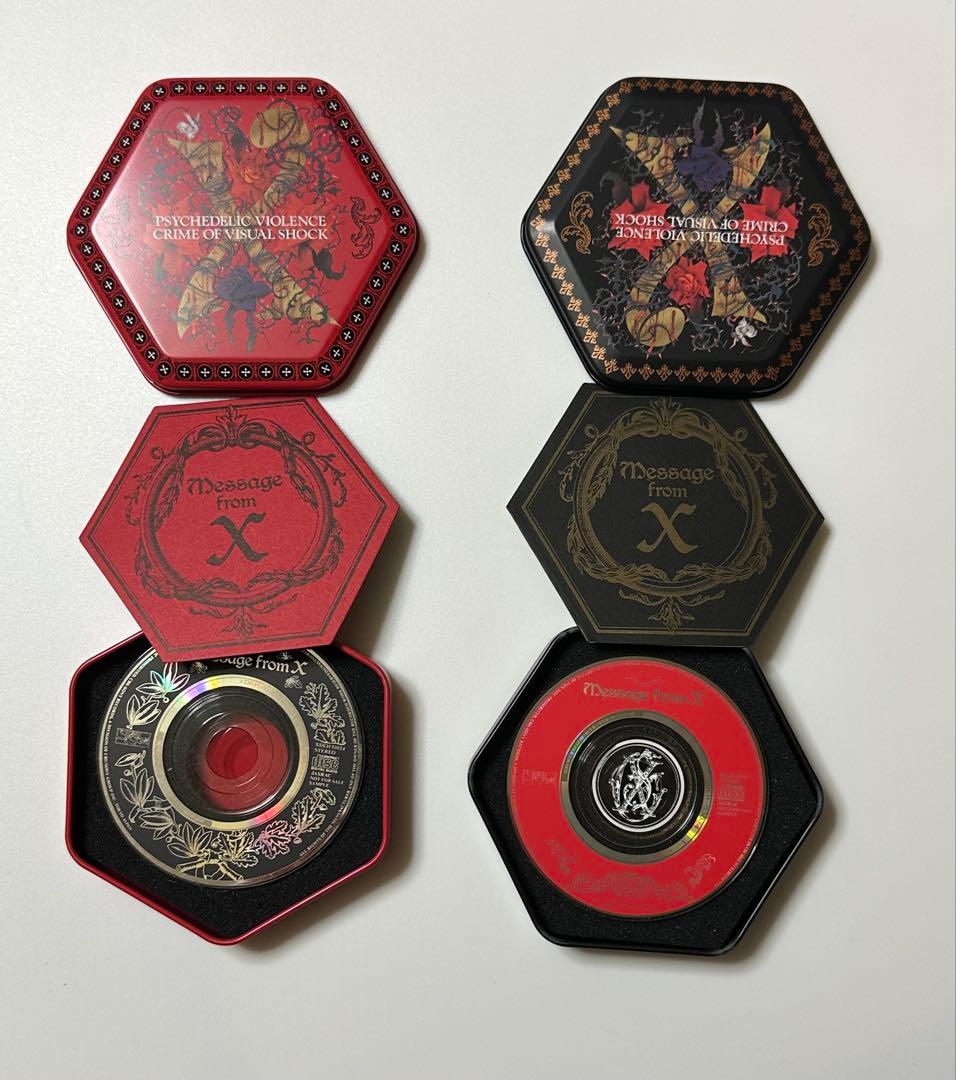 XJAPAN FILM GIGS 赤缶 黒缶 非売品 配布